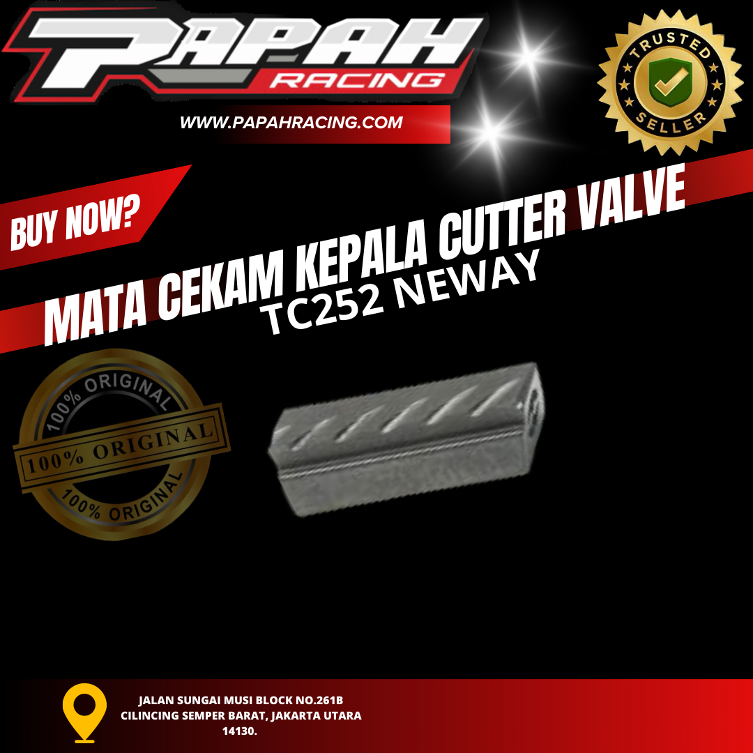 MATA CEKAM KEPALA CUTTER VALVE TC252 NEWAY(1pcs)